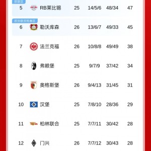世界杯直播app下载安装-9分领跑！德甲积分榜：拜仁积67分居榜首，多特第二，药厂仍第六